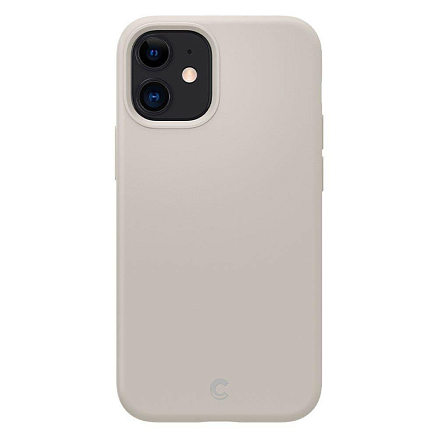 Чехол для iPhone 12 Mini силиконовый Spigen Cyrill Silicone серый