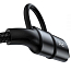 Кабель Type-C - Type-C 60W, Lightning 20W 1 м 3A 20V Baseus Twins (быстрая зарядка PD) черный