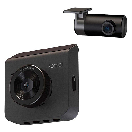 Видеорегистратор Xiaomi 70mai Dash Cam A400 + камера заднего вида RC09 серый
