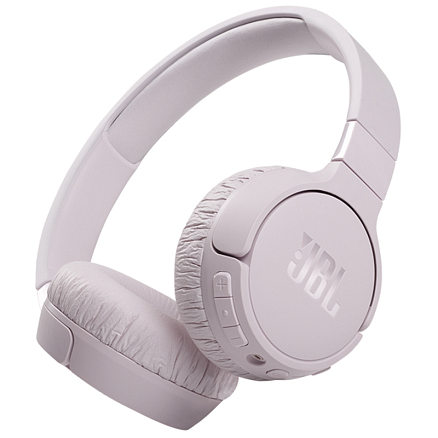 Наушники беспроводные Bluetooth JBL Tune 660NC накладные с микрофоном и шумоподавлением складные розовые