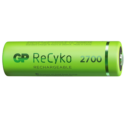 Аккумуляторы AA (пальчиковые большие) Ni-Mh 2600мАч GP Gift box комплект 4 шт.