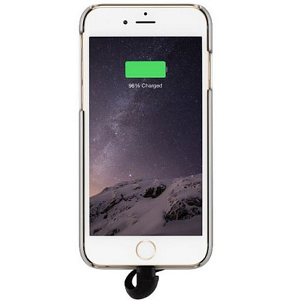 Чехол-аккумулятор для iPhone 6, 6S MiLi Spring 3500mAh ультратонкий серебристый