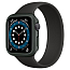 Чехол для Apple Watch 44 мм пластиковый тонкий Spigen Thin Fit хаки
