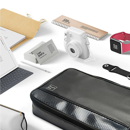 Сумка-органайзер для аксессуаров WiWU Gearmax Pouch Cube черная