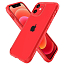 Чехол для iPhone 12 Mini гибридный Spigen SGP Ultra Hybrid прозрачно-красный
