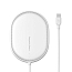 Беспроводная магнитная зарядка MagSafe для iPhone 15W с Type-C Baseus Light BS-W518 белая