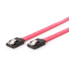 Кабель SATA 3.0 для подключения жестких дисков длина 0,5 м Cablexpert CC-SATAM-DATA красный
