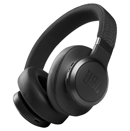 Наушники беспроводные Bluetooth JBL Live 660NC полноразмерные с микрофоном и активным шумоподавлением черные