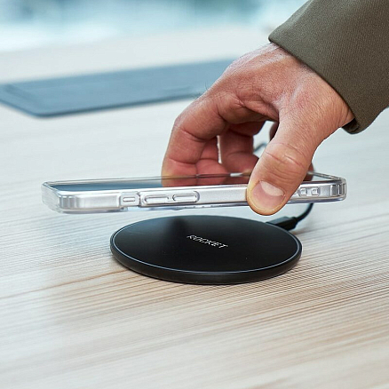 Беспроводное зарядное Rocket Disc 15W