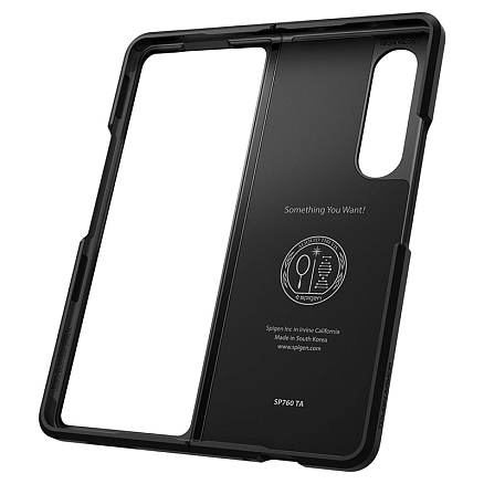 Чехол для Samsung Galaxy Z Fold 3 гибридный для экстремальной защиты Spigen Tough Armor черный