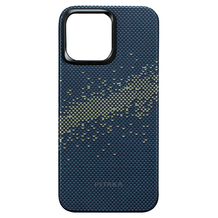 Чехол для iPhone 15 кевларовый тонкий Pitaka MagEZ 4 Milky way galaxy