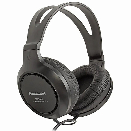 Наушники Panasonic RP-HT161E-K полноразмерные черные