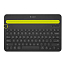 Клавиатура беспроводная Bluetooth для планшетов, смартфонов и ПК Logitech K480 универсальная черная