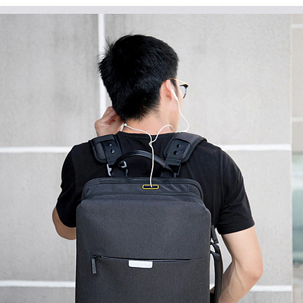Рюкзак-сумка WiWU Odyssey с отделением для ноутбука до 15,6 дюйма черный