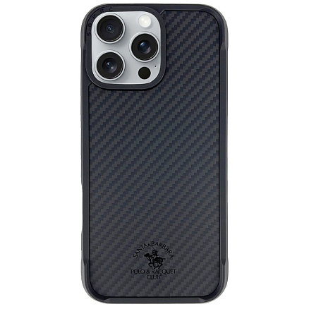 Чехол для iPhone 16 Pro гибридный Santa Barbara Polo & Racquet Club Elvis черный