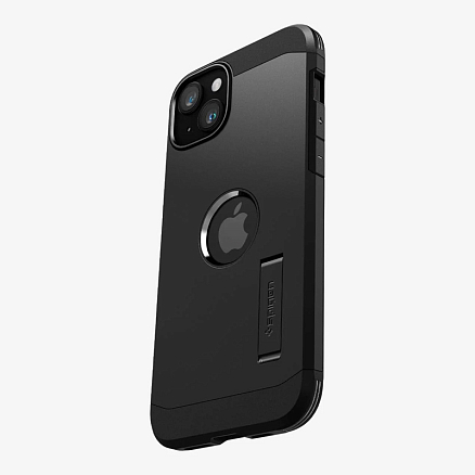 Чехол для iPhone 15 гибридный для экстремальной защиты Spigen Tough Armor MagFit черный