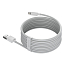 Кабель USB - Lightning для зарядки iPhone 1,5 м 2.4А Baseus Simple Wisdom белый 2 шт.