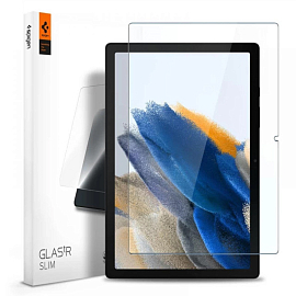 Защитное стекло для Samsung Galaxy Tab A8 10.5 (2022) на экран Spigen Glas.TR Slim HD прозрачное