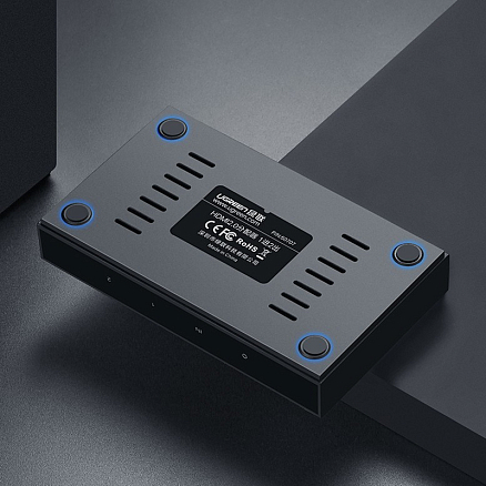 HDMI Splitter (разветвитель) на 2 порта (1 HDMI вход на 2 HDMI выхода) Ugreen CM186 черный