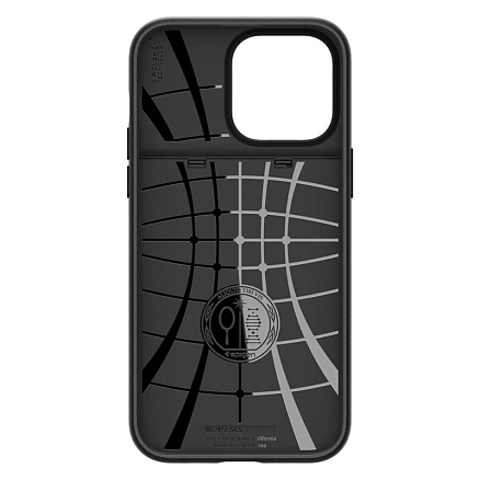 Чехол для iPhone 14 Pro гибридный со слотом для карты Spigen Slim Armor CS черный
