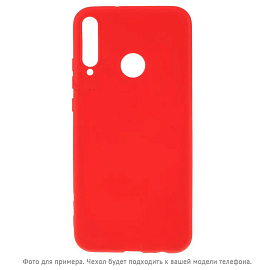 Чехол для Huawei P30 Lite силиконовый CASE Matte красный