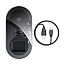 Беспроводная зарядка 2-в-1 для телефона и AirPods Baseus Simple (быстрая зарядка) прозрачная