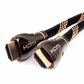 Кабель HDMI - HDMI (папа - папа) длина 2,5 м версия 2.1 8K плетеный Cablexpert