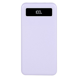 Внешний аккумулятор TFN Porta с дисплеем 20000мАч (2 x USB, Type-C, microUSB, быстрая зарядка, 22.5Вт) фиолетовый
