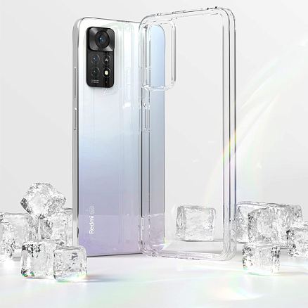Чехол для Xiaomi Redmi Note 11 Pro, 11 Pro 5G гибридный Ringke Fusion прозрачный