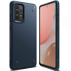 Чехол для Samsung Galaxy A72 гелевый Ringke Onyx синий