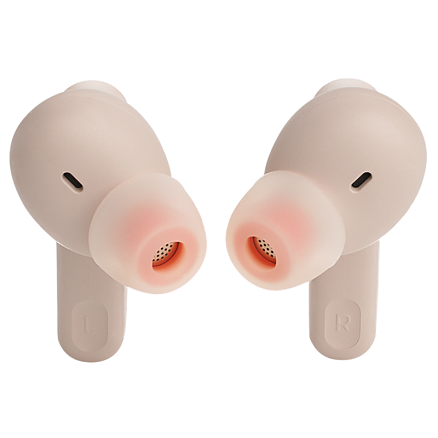 Наушники TWS беспроводные Bluetooth JBL Tune 230NC вакуумные с микрофоном и активным шумоподавлением бежевые