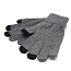Перчатки трикотажные для емкостных дисплеев Greengo (Польша) N-06 серые