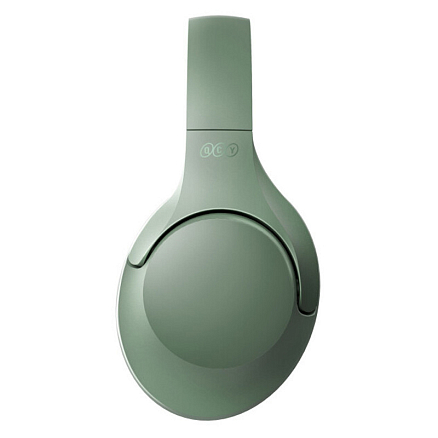 Наушники беспроводные QCY H2 полноразмерные с микрофоном зеленые