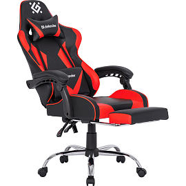 Кресло Defender Pilot игровое черно-красное