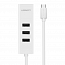 Хаб (разветвитель) Type-C - 3 x USB 3.0, Ethernet Ugreen 20792 белый