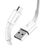 Кабель USB - MicroUSB для зарядки 1 м 2.4А Baseus Mini белый