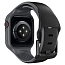 Чехол с ремешком для Apple Watch 40 мм гелевый Spigen Liquid Air Pro черный