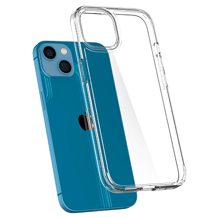 Чехол для iPhone 13 mini гибридный Spigen Ultra Hybrid прозрачный