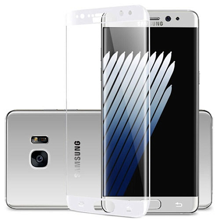Защитное стекло для Samsung Galaxy Note 7 на весь экран противоударное Joyroom 3D белое