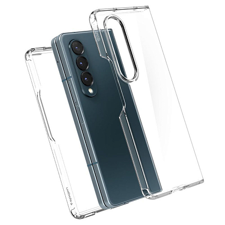 Чехол для Samsung Galaxy Z Fold 4 гибридный для экстремальной защиты Spigen SGP Crystal Hybrid прозрачный