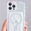 Чехол для iPhone 13 силиконовый c подставкой Baseus Magnetic прозрачный
