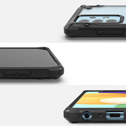 Чехол для Samsung Galaxy A52 гибридный Ringke Fusion X Design Camo черный