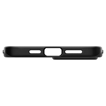 Чехол для iPhone 12 Pro Max пластиковый тонкий Spigen Thin Fit черный