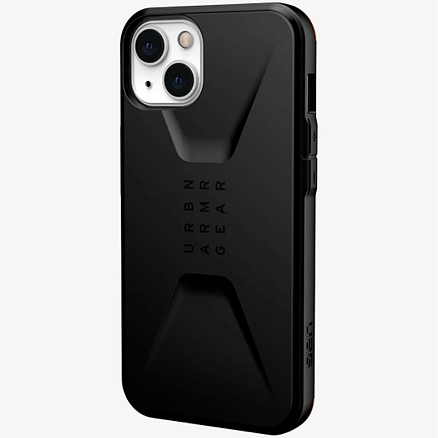 Чехол для iPhone 13 гибридный для экстремальной защиты Urban Armor Gear UAG Civilian черный