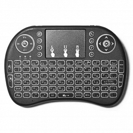 Пульт-клавиатура для телевизора, телефона или планшета Invin I8 с подсветкой (русские буквы)