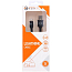 Кабель USB - Lightning для зарядки iPhone 1 м 2.4A Digitalpart LC-307 черный