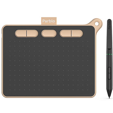 Графический планшет Parblo Ninos S (розовый)