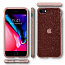 Чехол для iPhone 7, 8, SE 2020, SE 2022 гелевый ультратонкий Spigen Liquid Crystal Glitter прозрачный розовый