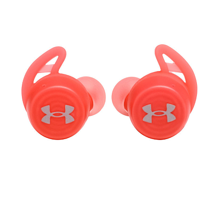 Наушники TWS беспроводные JBL UA Streak вакуумные с микрофоном для спорта красные