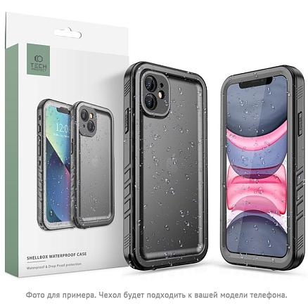 Чехол для iPhone 14 Plus гибридный Tech-Protect Shellbox IP68 черный